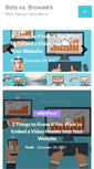 Mobile Screenshot of botsvsbrowsers.com